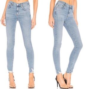 AGOLDE Sophie High Rise Skinny Jeans in Scheme Size 28 Blue